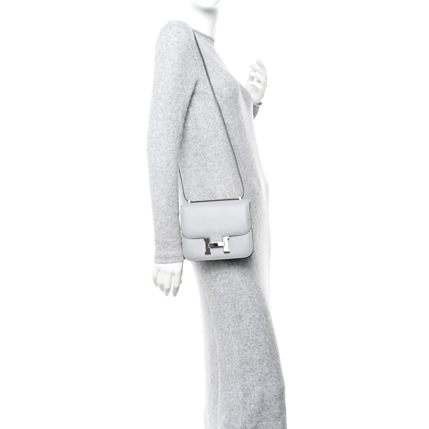 Hermes Epsom Constance 18 Bleu Glacier 3 of 12