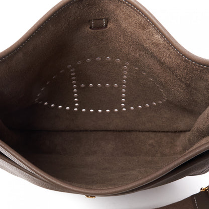 Hermes Taurillon Clemence Evelyne III PM Etoupe 6 of 8