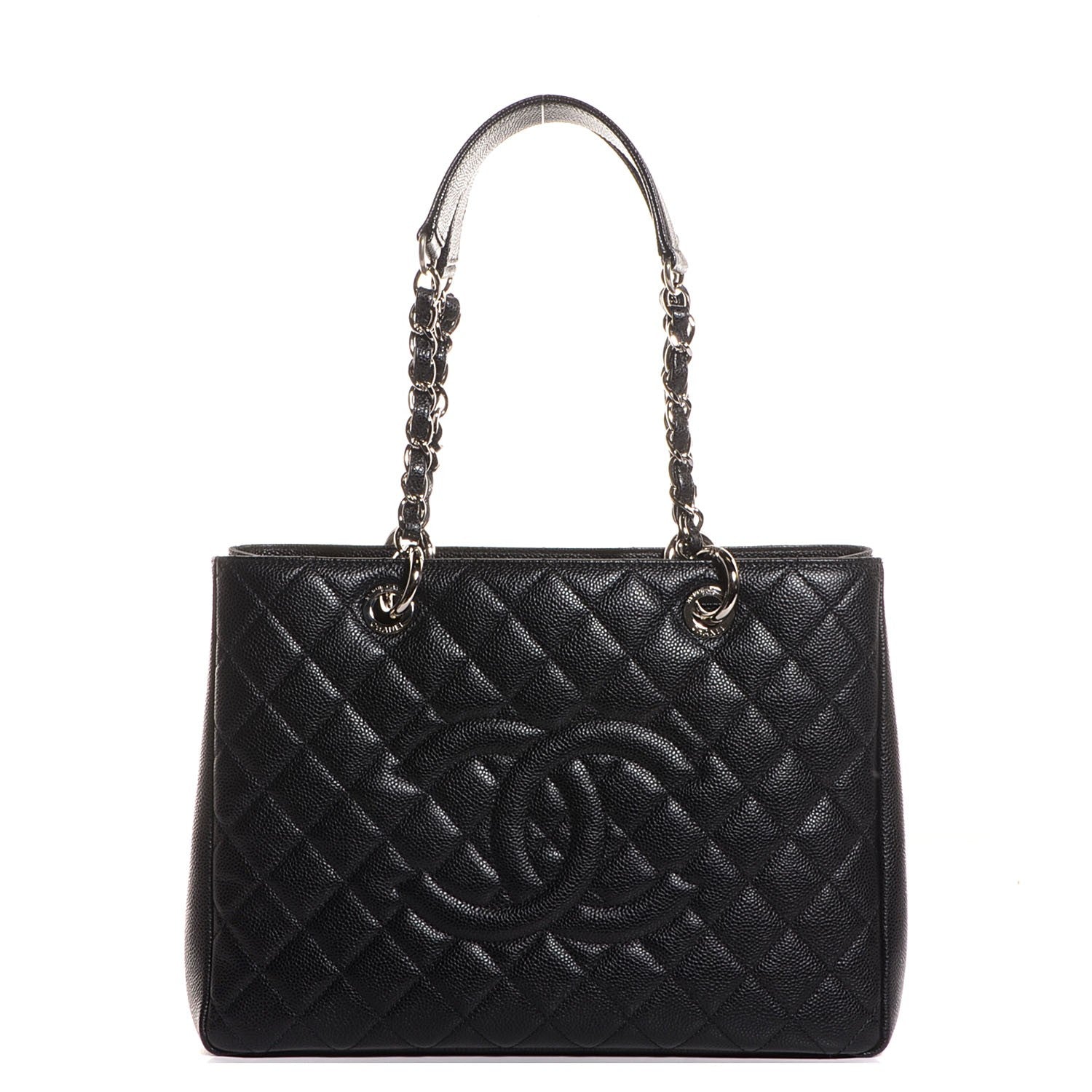 Chanel Caviar Quilted Grand Shopping Tote GST Black 1 of 8