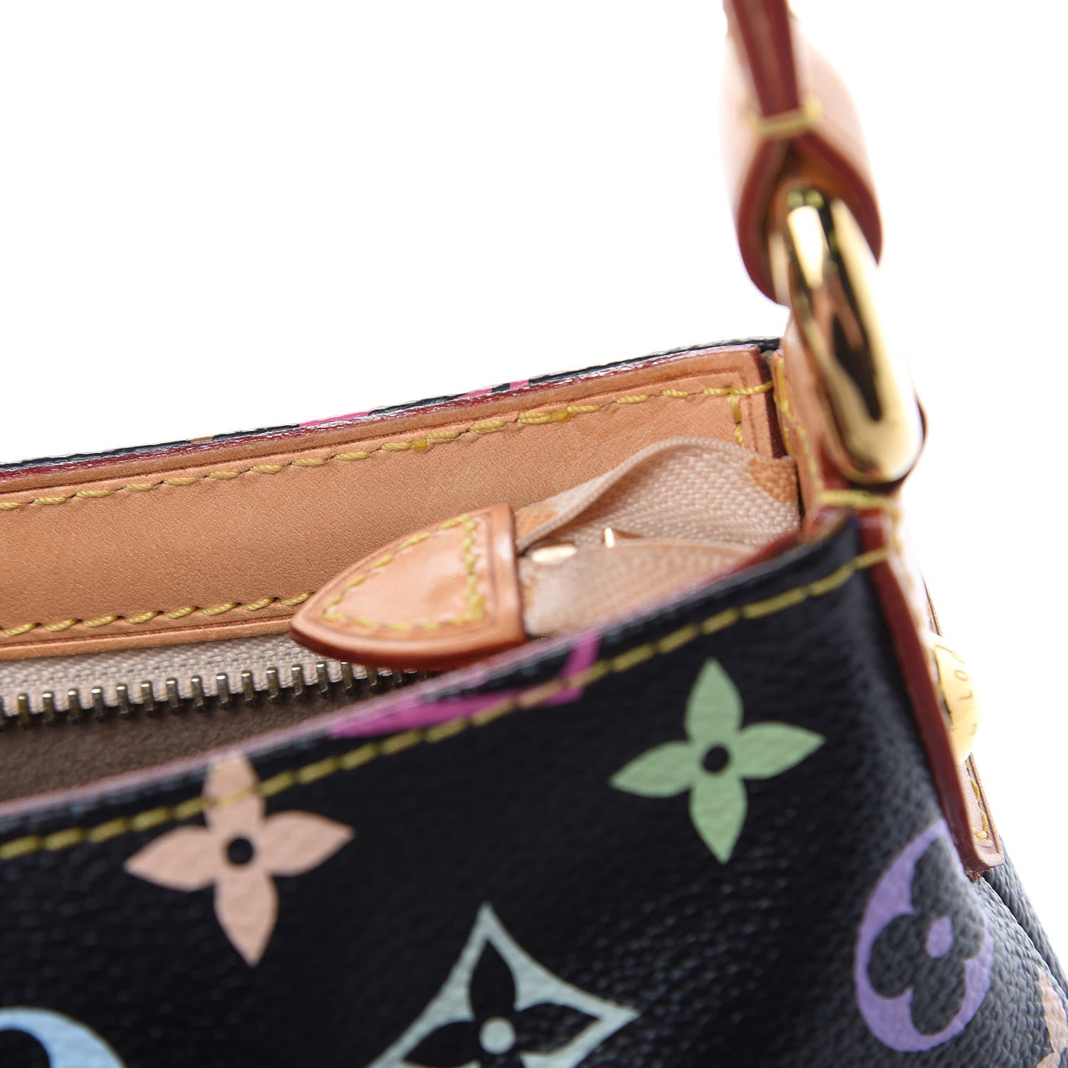 Louis Vuitton Monogram Multicolor Eliza Black 9 of 11