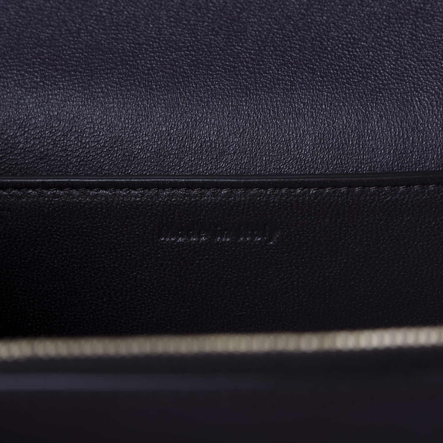 Shiny Smooth Calfskin Medium Frame Shoulder Bag Velvet Desert