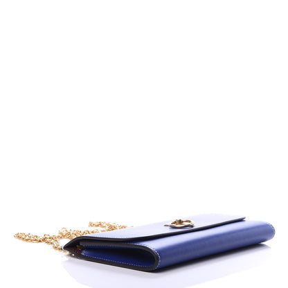 Mulberry Smooth Calfskin Amberley Convertible Clutch Cobalt Blue 4 of 9