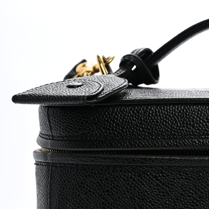 Chanel Caviar CC Vanity Train Case Black 7 of 14