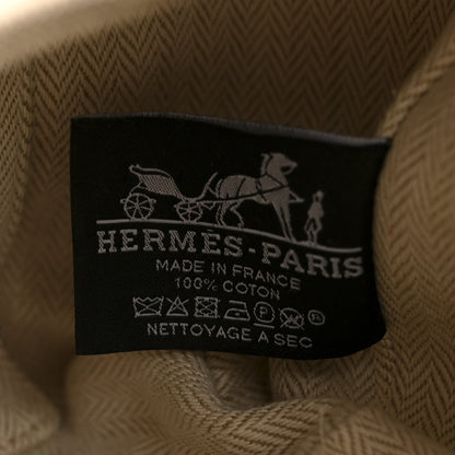Hermes Canvas Large Bride-A-Brac Pouch Natural 6 of 9
