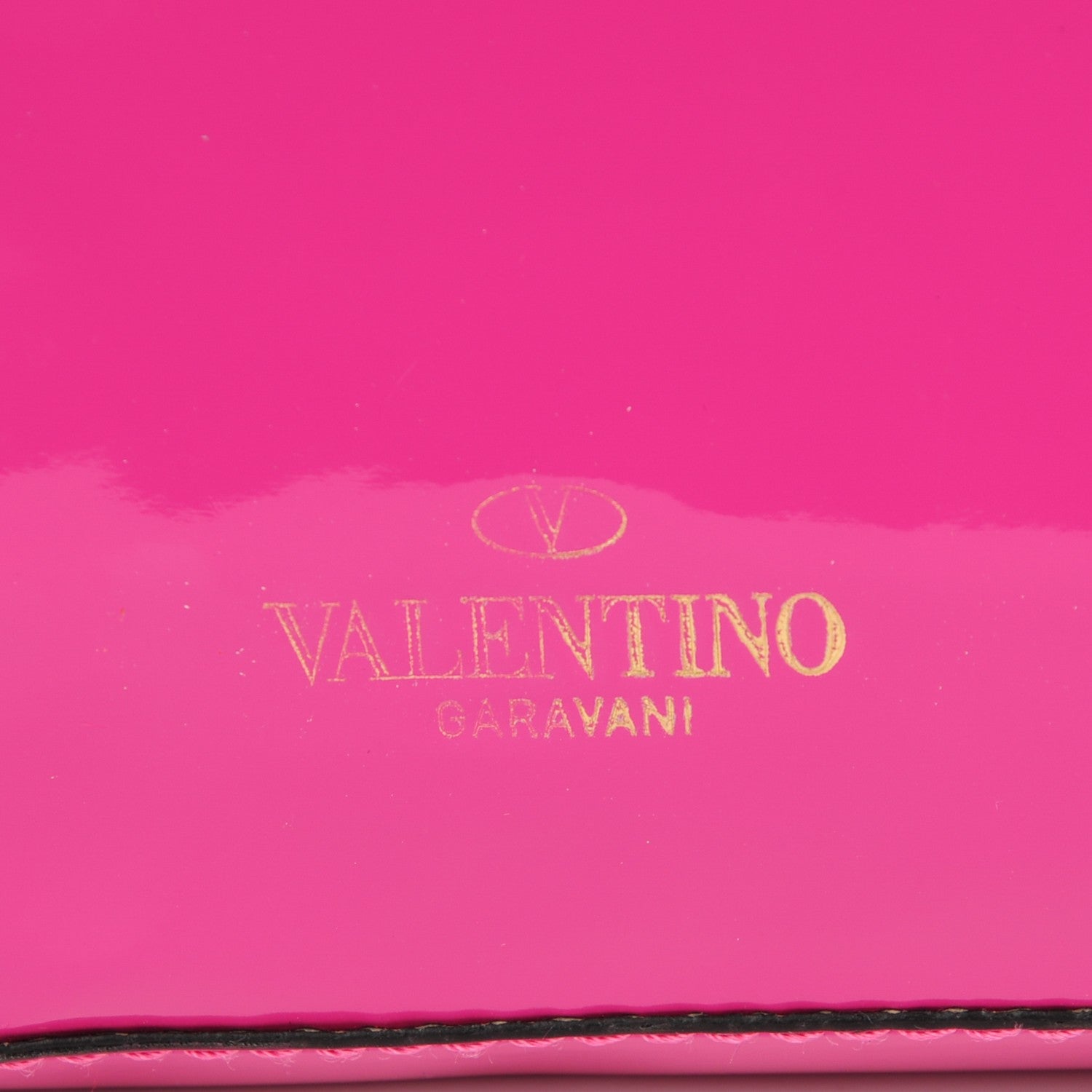 Valentino Garavani Patent Lacca Bow Dome Tote Pop Fuxia 8 of 8