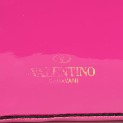 Valentino Garavani Patent Lacca Bow Dome Tote Pop Fuxia 8 of 8