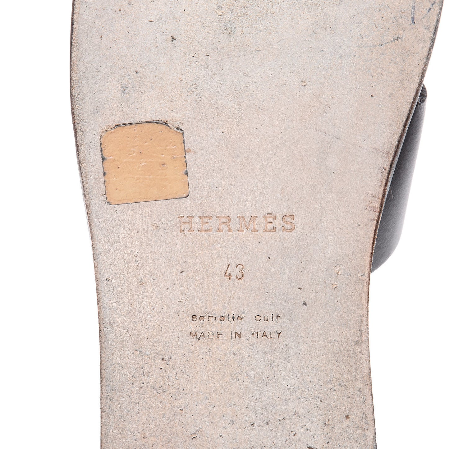 Calfskin Mens Izmir Sandals 43 Moka