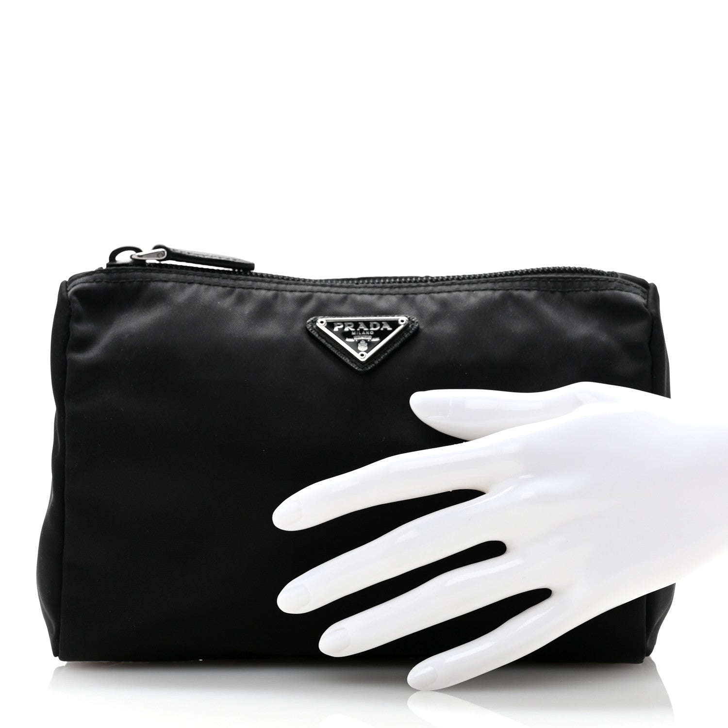 Prada Nylon Tessuto Cosmetic Pouch Black 2 of 9