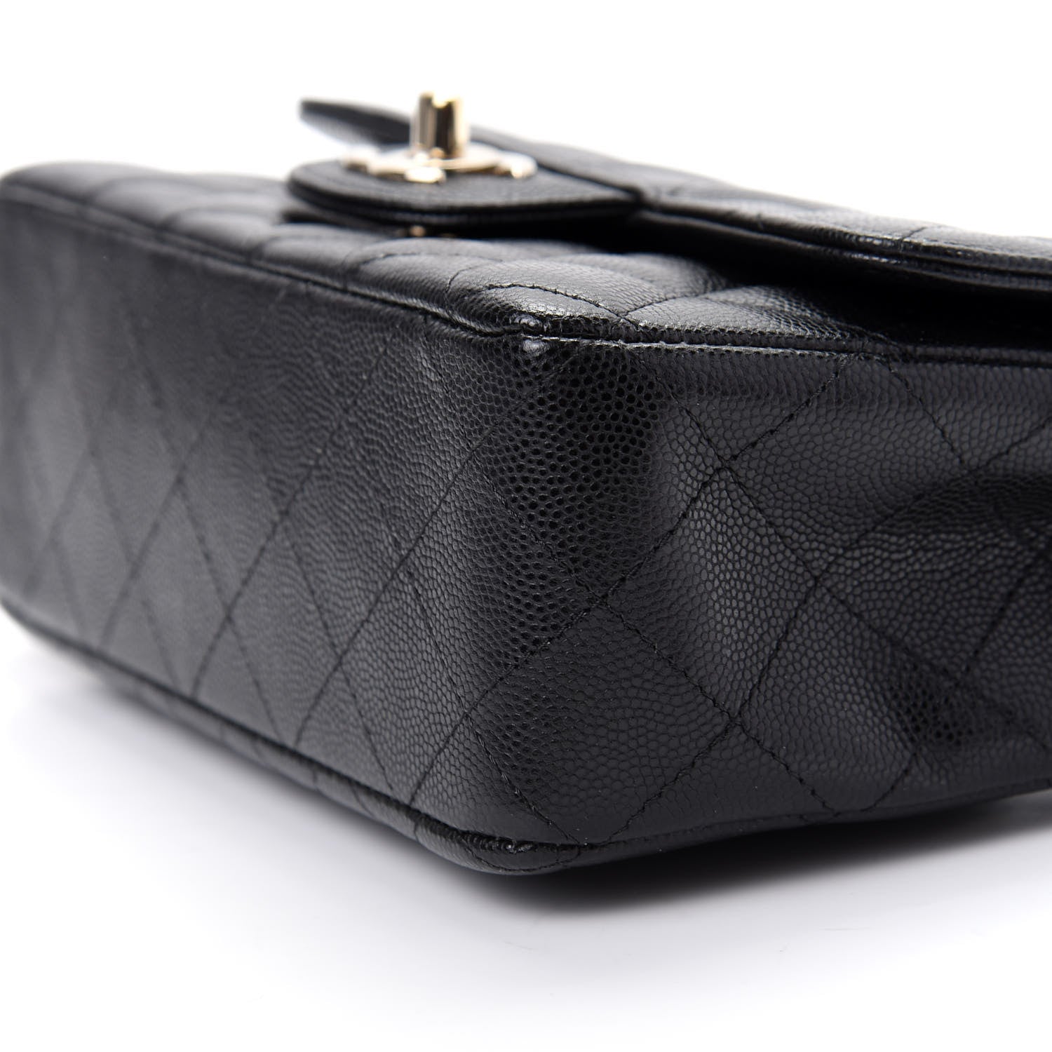 Chanel Caviar Quilted Mini Rectangular Flap Black 7 of 10