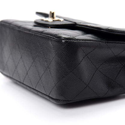 Chanel Caviar Quilted Mini Rectangular Flap Black 7 of 10