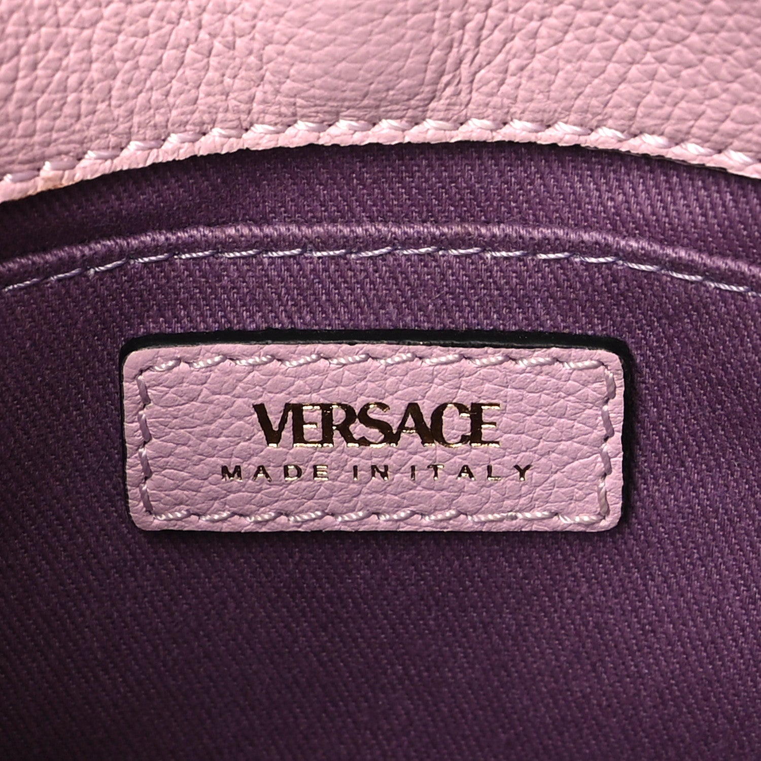 Versace Calfskin La Medusa Small Hobo Crossbody Pink 6 of 8