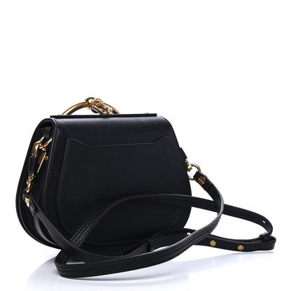 Chloe Calfskin Suede Small Nile Bracelet Bag Black 2 of 4