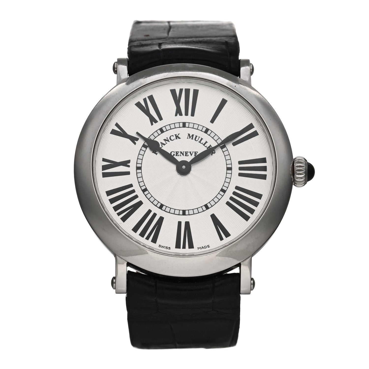 Franck Muller Stainless Steel Alligator 39mm Round Classic Quartz Watch 8041QZR 1 of 5