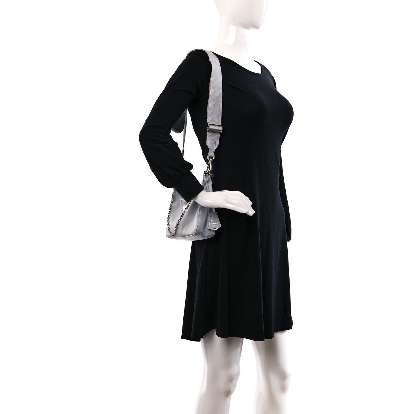 Re-Nylon Saffiano Re-Edition 2005 Shoulder Bag Fiordaliso