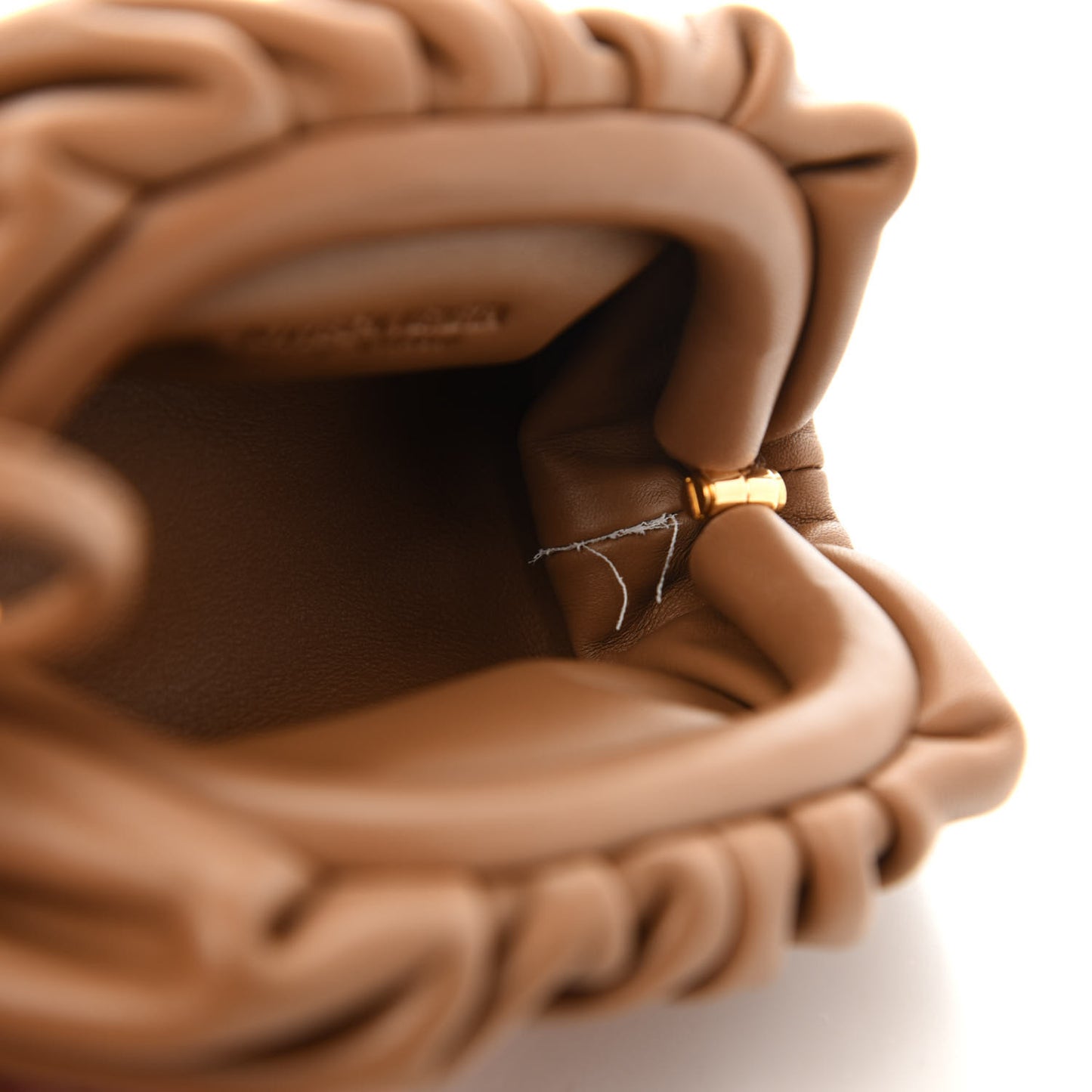 Butter Calfskin Coin Purse Cammello