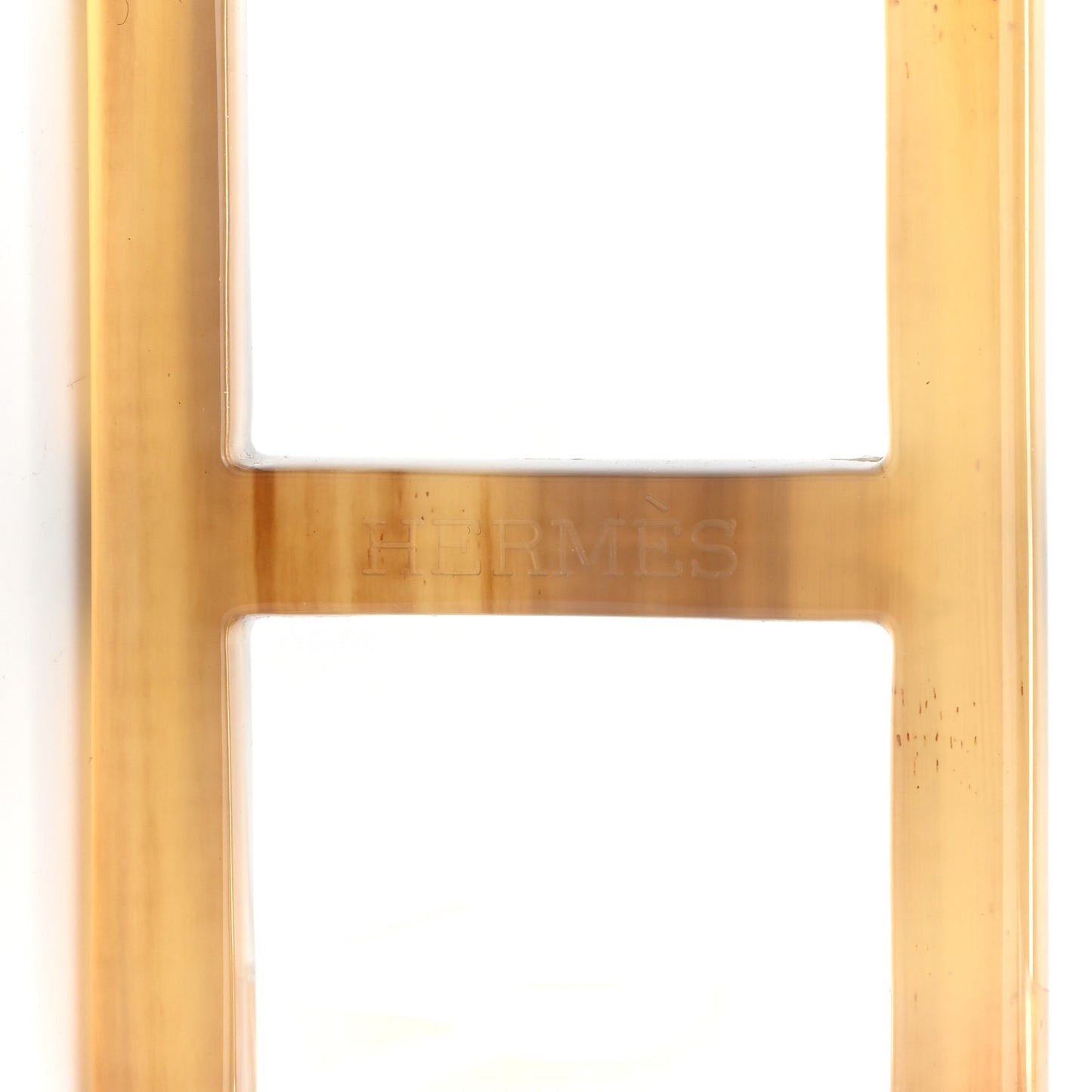 Buffalo Horn Lacquer Amarres Necklace White