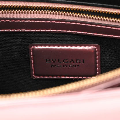 Bulgari Metallic Calfskin Serpenti Forever Crossbody Bag Rose Quartz 6 of 9