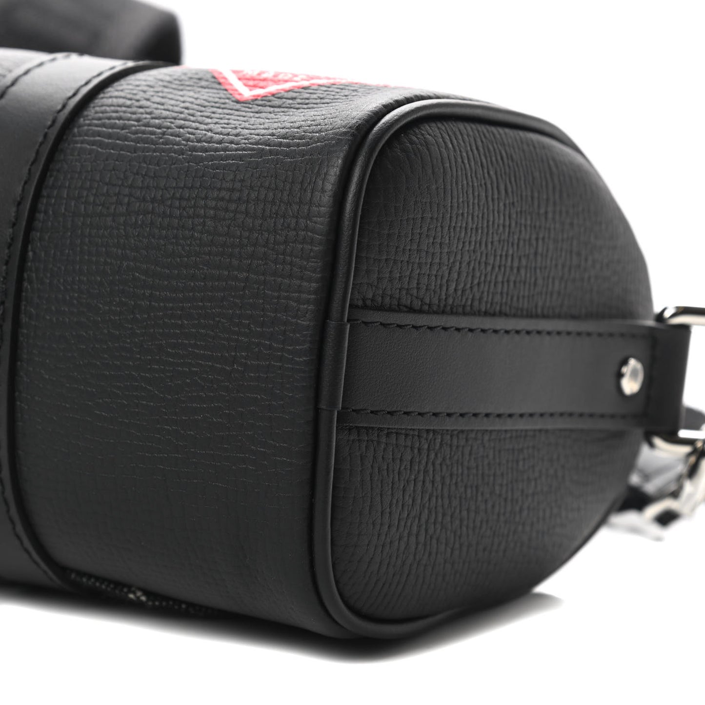 X NIGO Taurillon Monogram Denim Drip Keepall XS Black