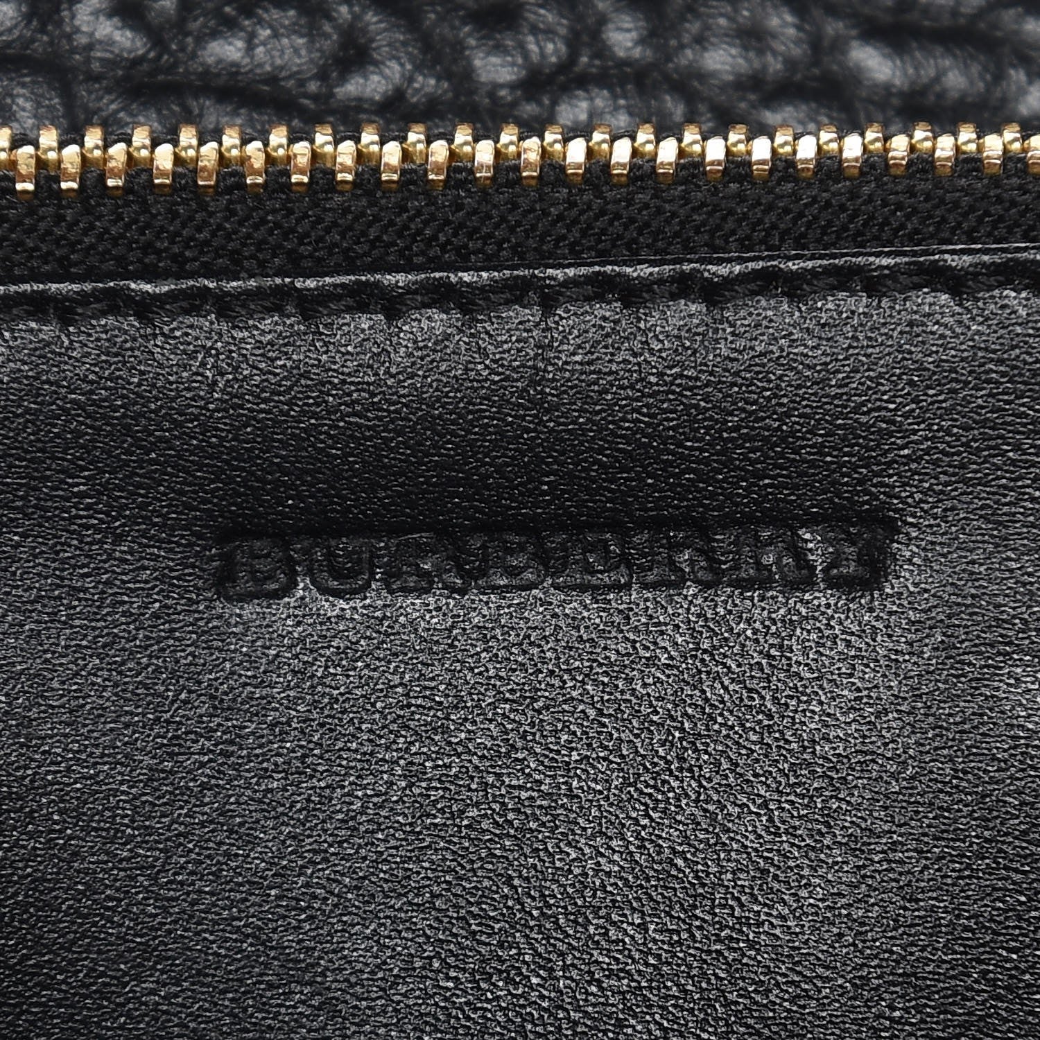 Burberry Signature Grain Small Madison Chain Clutch Black 7 of 7