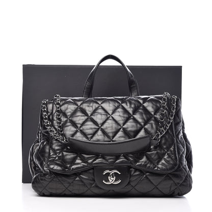Chanel Lambskin Quilted 3 Maxi Flap Bag Black 12 of 12