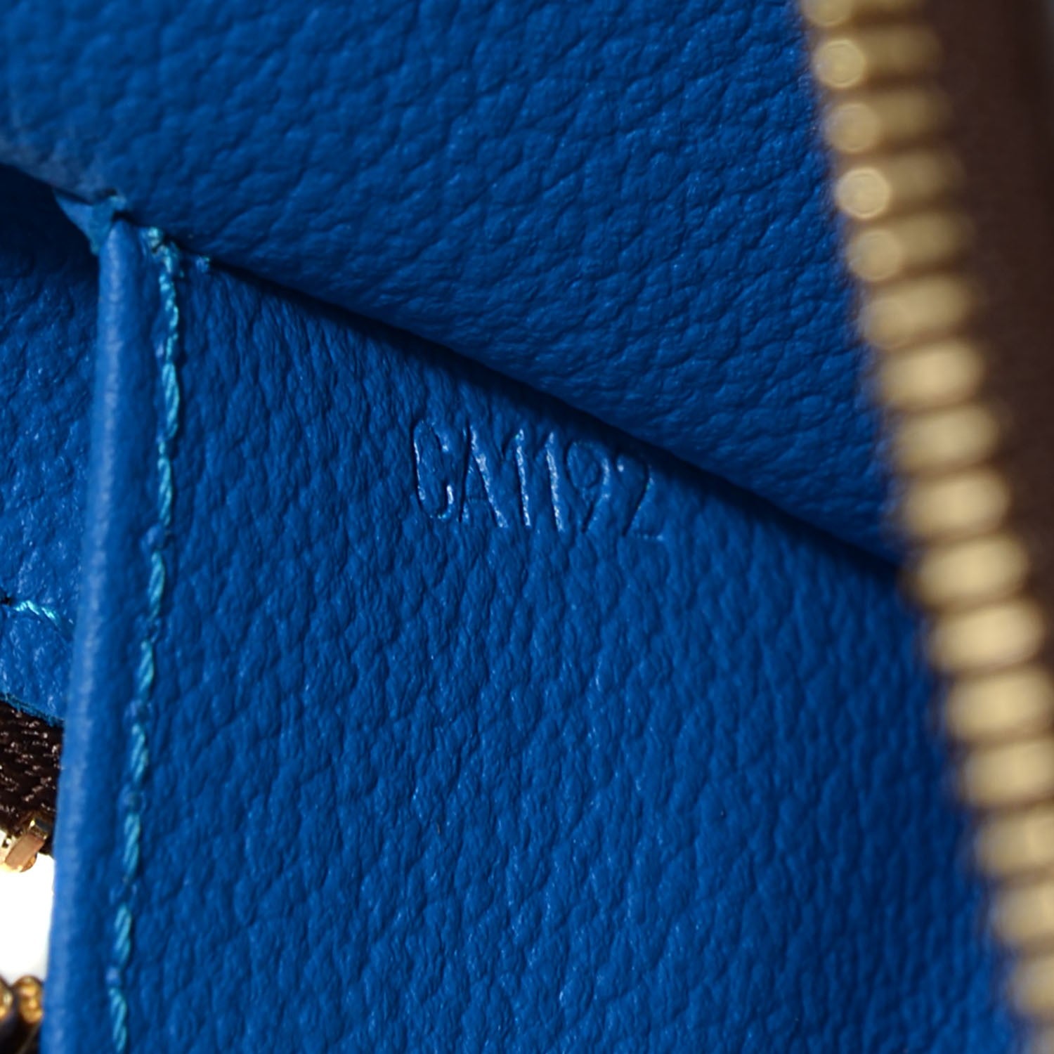 Louis Vuitton Monogram Kusama Pumpkin Dots Cosmetic Pouch Blue 7 of 7