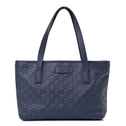 Gucci Guccissima Small Joy Tote Blue 1 of 10