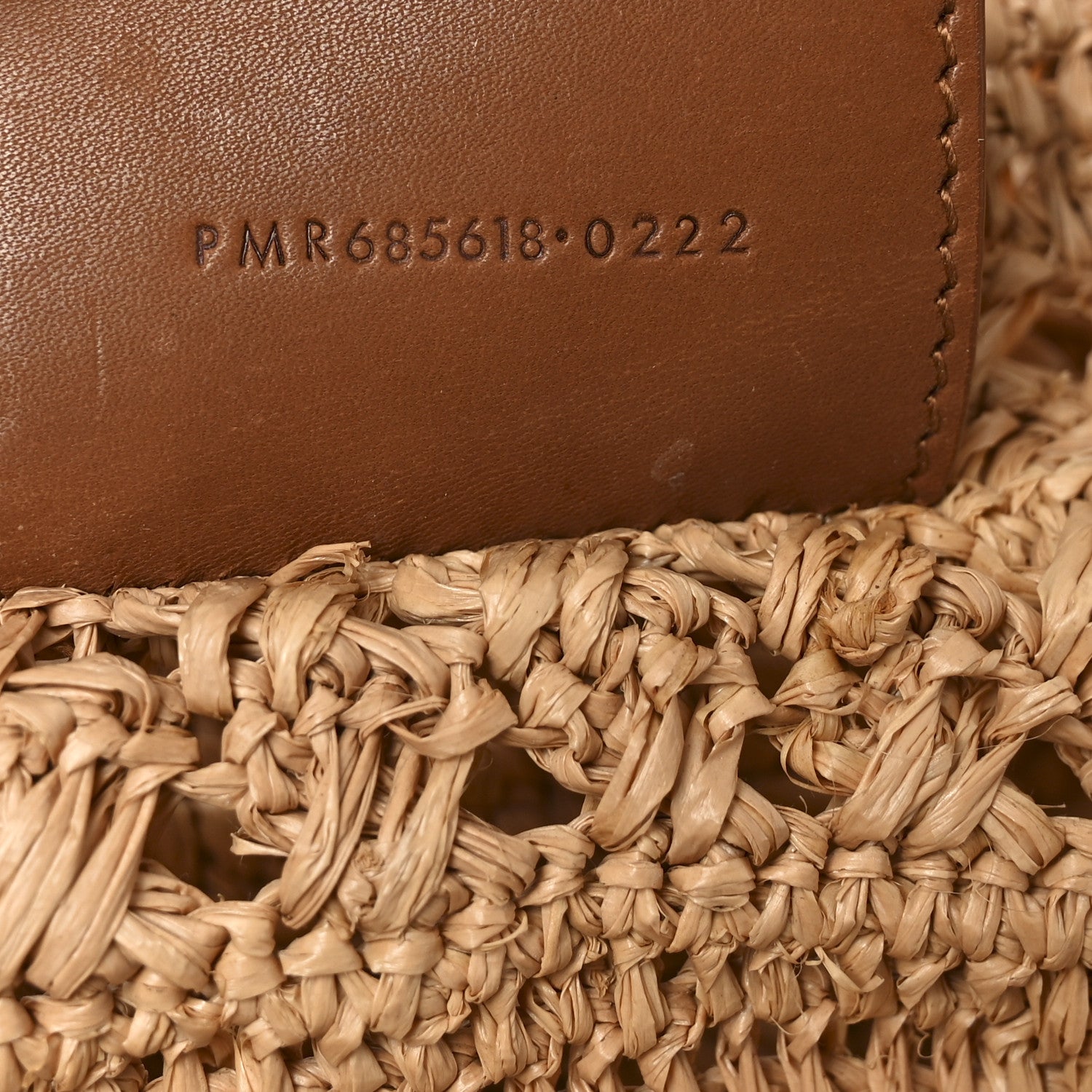 Saint Laurent Raffia Calfskin Small Panier Tote Naturel Naturel 7 of 11