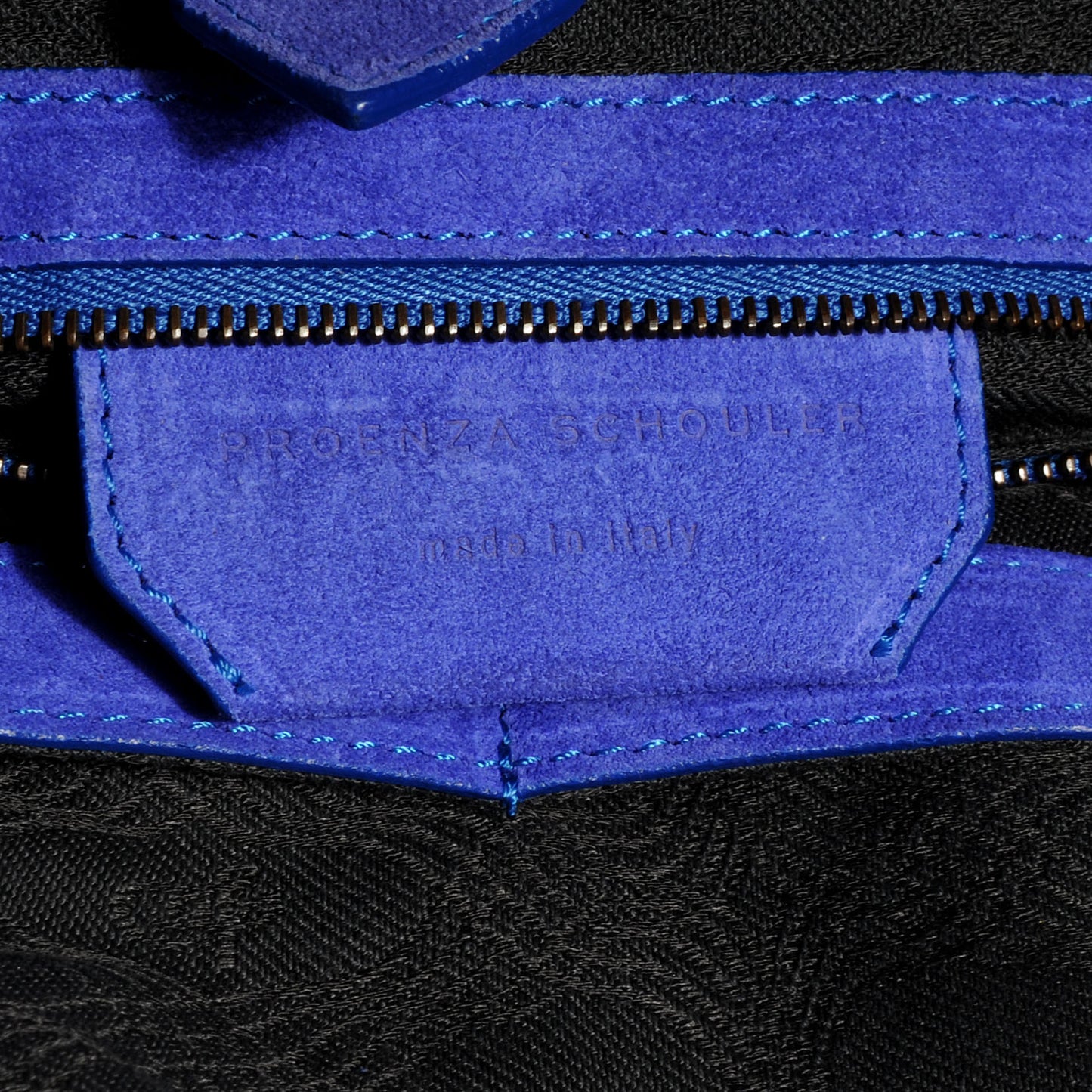 Suede PS1 Tote Cobalt