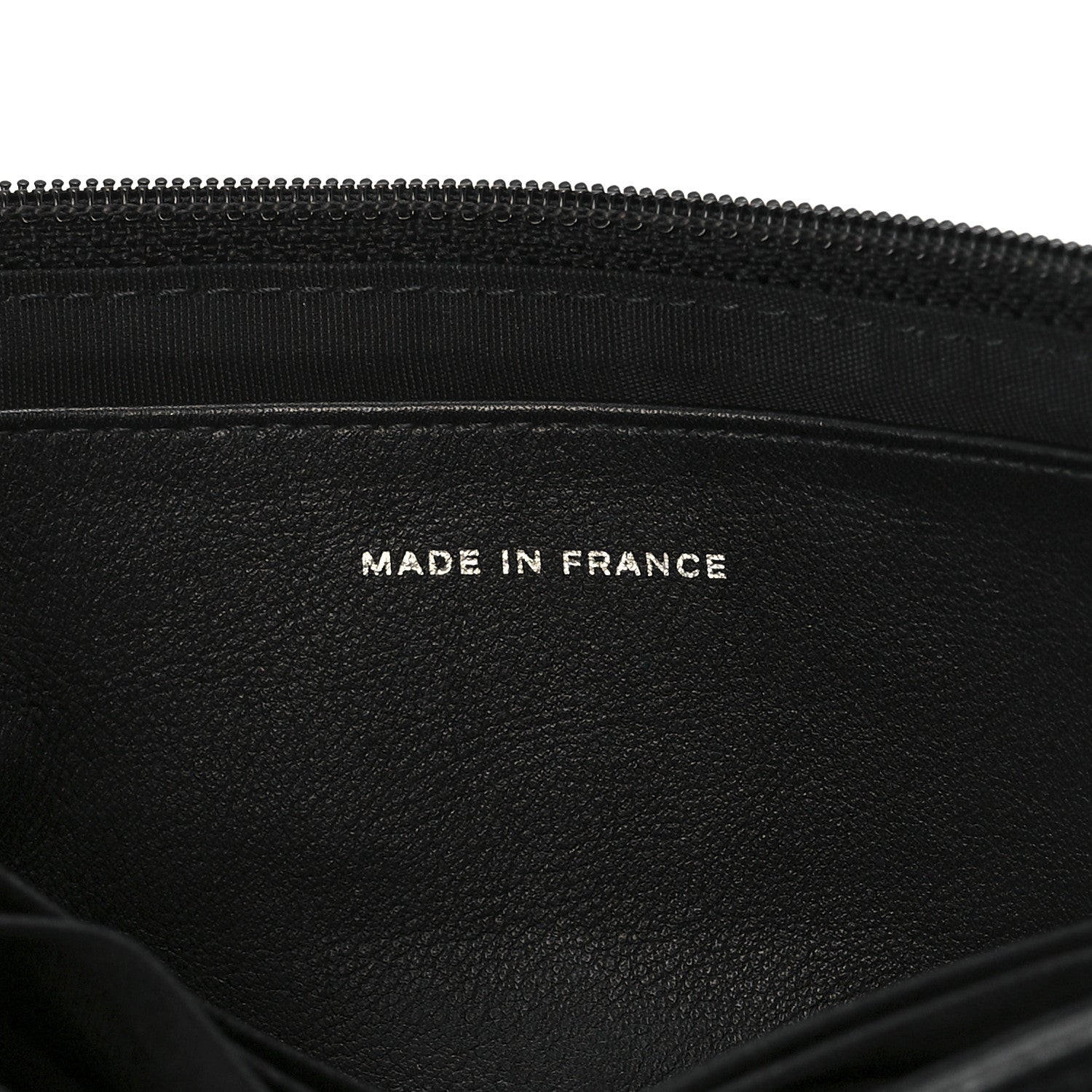 Chanel Caviar Half Moon Wallet On Chain WOC Black 7 of 12