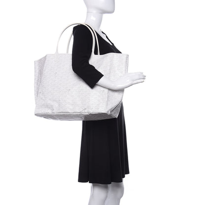 Goyard Goyardine Saint Louis GM White 2 of 9