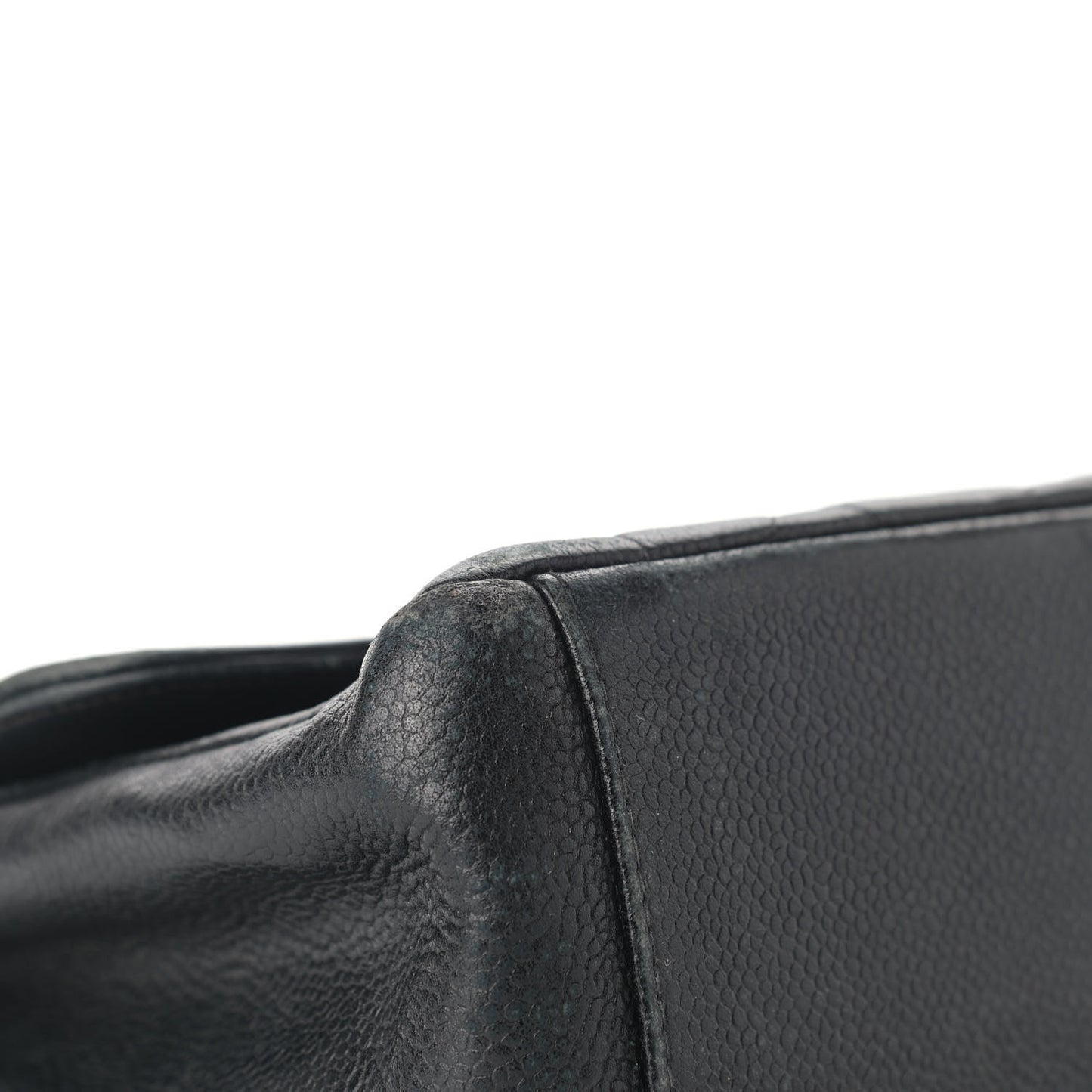 Caviar Quilted Medium Single Flap Black