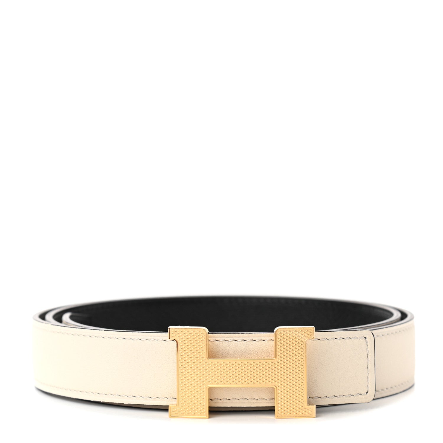 Hermes Swift Epsom 24mm Mini Constance Guilloche H Belt 85 Black Nata 1 of 7