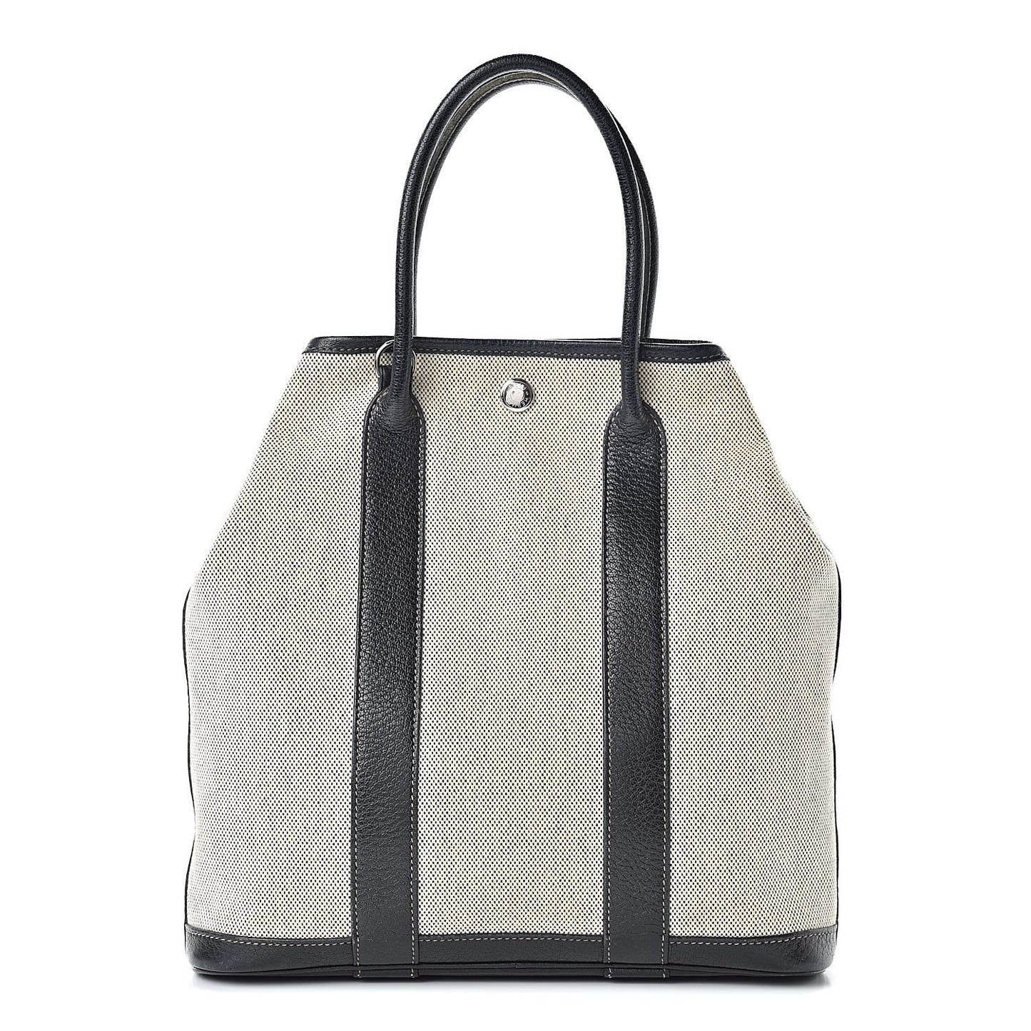 Buffle Skipper Toile Garden Party Vertical Tote Black