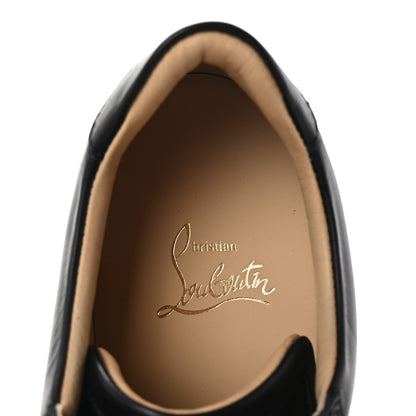 Christian Louboutin Calfskin Vieira Flat Sneakers 39.5 Black 8 of 10