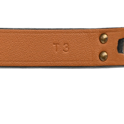 Hermes Box Kelly Double Tour Bracelet T3 Black 6 of 7