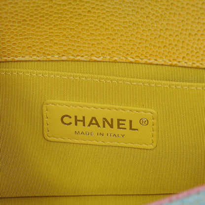Chanel Caviar Quilted Small Cuba Rainbow Boy Flap Multicolor 6 of 7