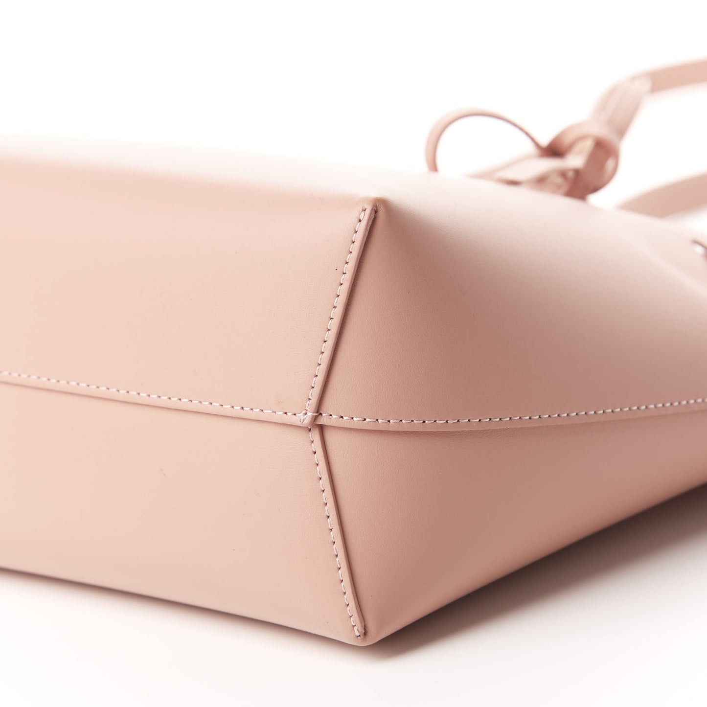 Calfskin Mini Bucket Bag Rosa