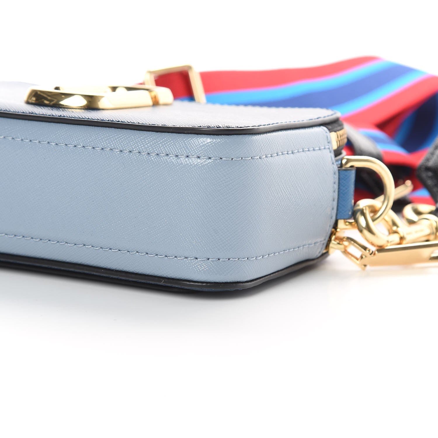 Marc Jacobs Saffiano Small Snapshot Camera Bag Navy Multicolor 11 of 11