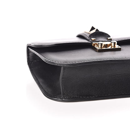 Valentino Garavani Vitello Small Glam Lock Rockstud Flap Black 8 of 12