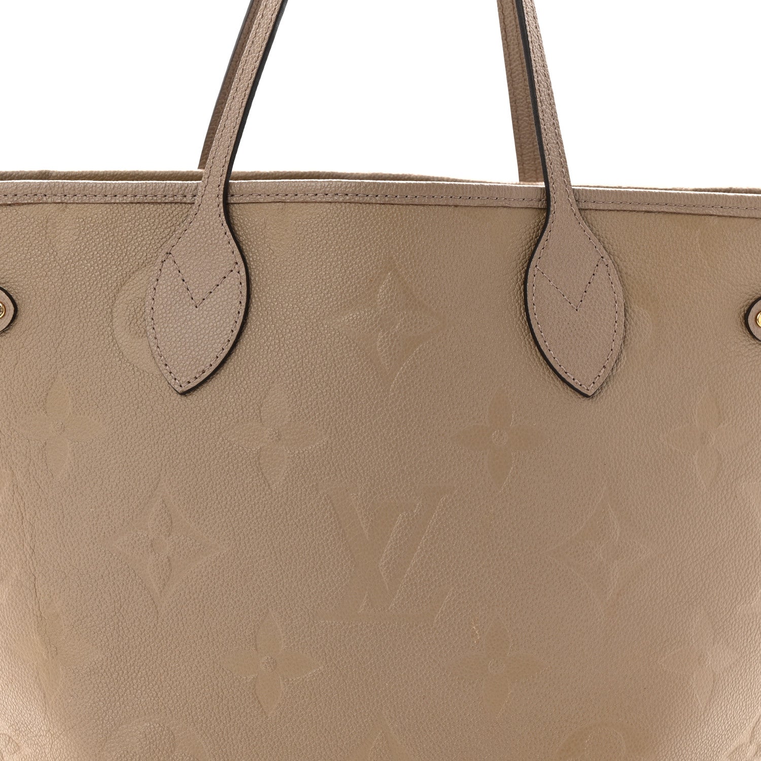 Louis Vuitton Empreinte Monogram Giant Neverfull MM Tourterelle 7 of 9
