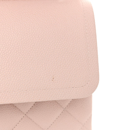 Chanel Caviar Quilted Jumbo Double Flap Light Pink 11 of 12