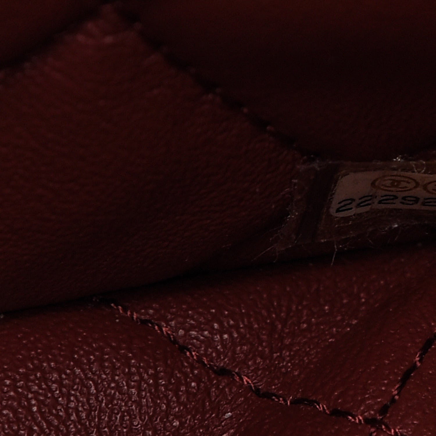 Chanel Calfskin Stitched Large Urban Luxury Drawstring Backpack Dark Red 9 of 10