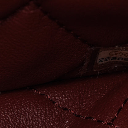 Chanel Calfskin Stitched Large Urban Luxury Drawstring Backpack Dark Red 9 of 10