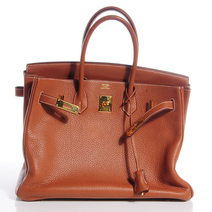Hermes Togo Birkin 35 Gold 10 of 11