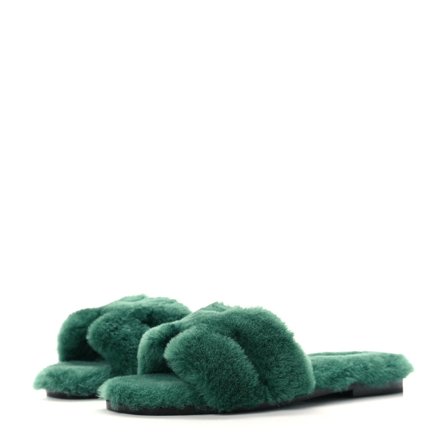 Woolskin Oran Sandals 36.5 Vert Anglais