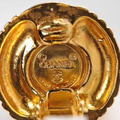 Chanel Pearl Clip On Earrings Gold 6 of 6