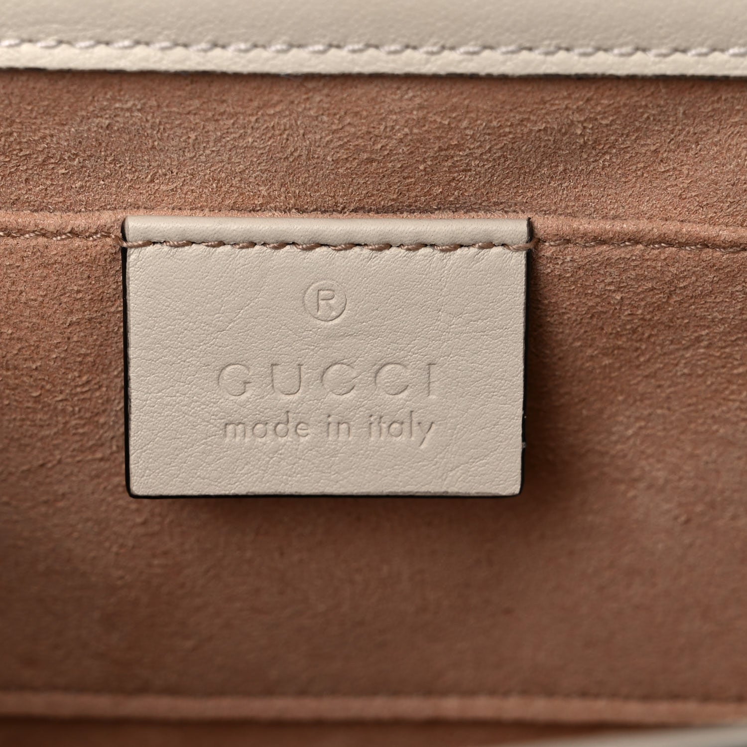 Gucci GG Supreme Monogram Calfskin Small Padlock Shoulder Bag Beige Mystic White Sun Oil 6 of 17