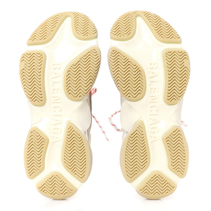 Balenciaga Fabric Mesh Womens Triple S Mule Sneakers 40 Grey Red 5 of 9