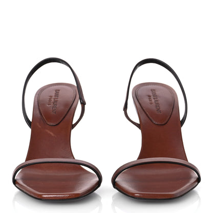 Saint Laurent Nappa Opyum 85 Sandals 35 Bruciato Gold 3 of 12