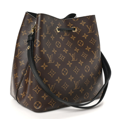 Louis Vuitton Monogram Neonoe MM Black 2 of 9